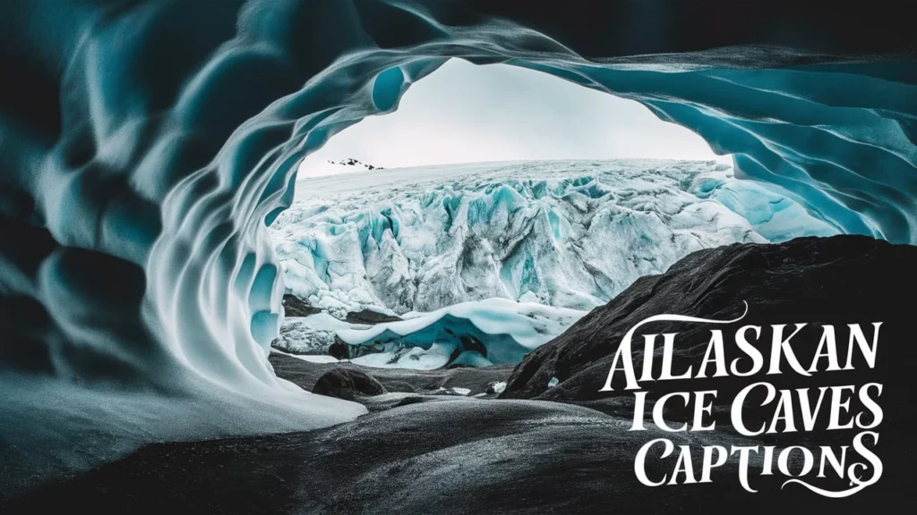 Alaskan Ice Caves Captions