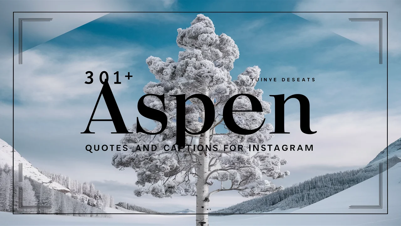 Aspen Quotes and Captions For Instagram