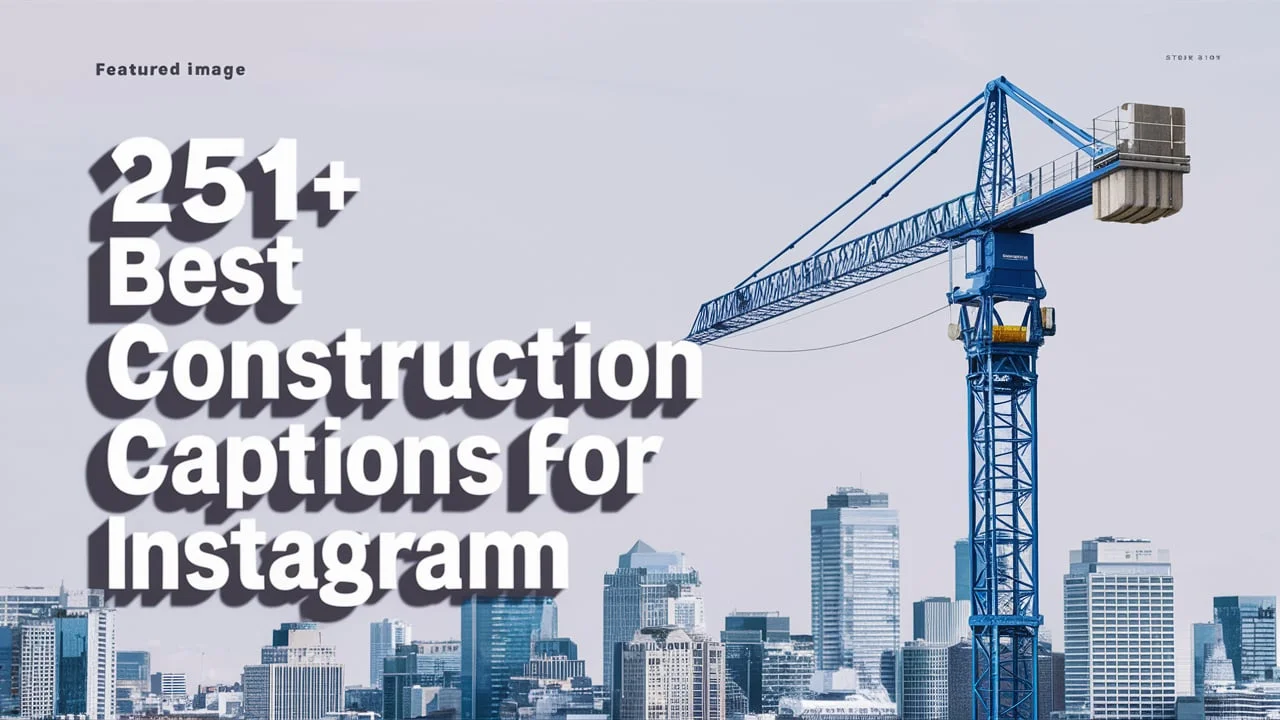 Best Construction Captions For Instagram