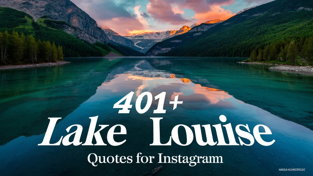 Best Lake Louise Quotes for Instagram