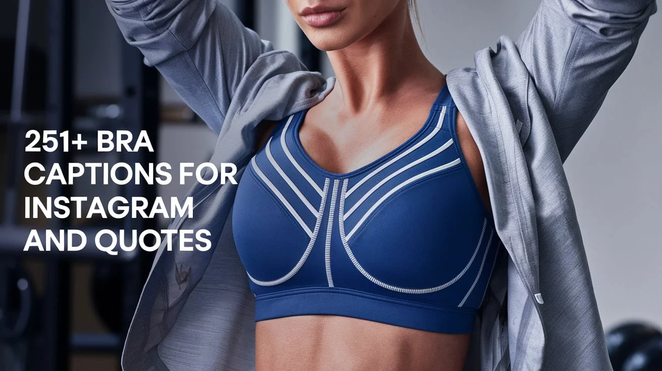 Bra Captions for Instagram and Quotes