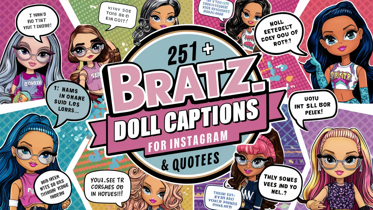 Bratz Doll Captions For Instagram & Quotes