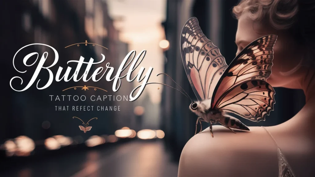 Butterfly Tattoo Captions That Reflect Change