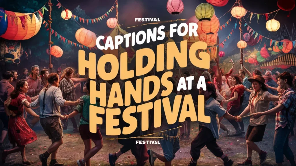 Captions for Holding Hands at a Carnival