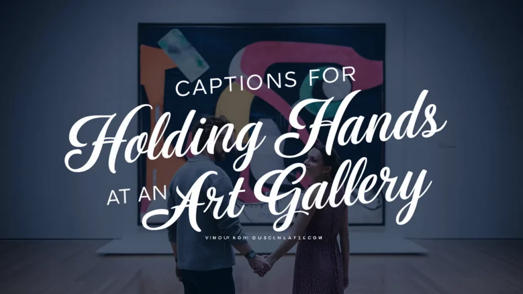 Captions for Holding Hands at an Art Gallery