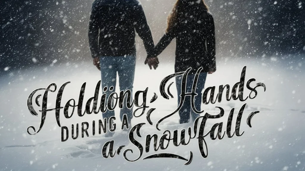 Captions for Holding Hands During a Snowfall