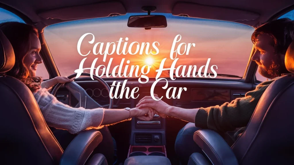 Captions for Holding Hands in the Car