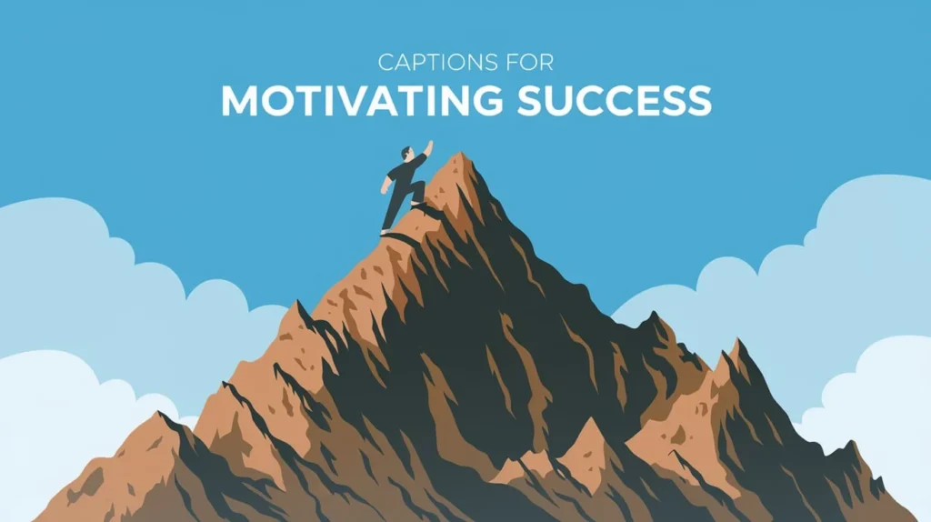 Captions for Motivating Success