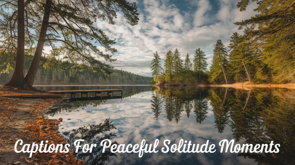 Captions for Peaceful Solitude Moments