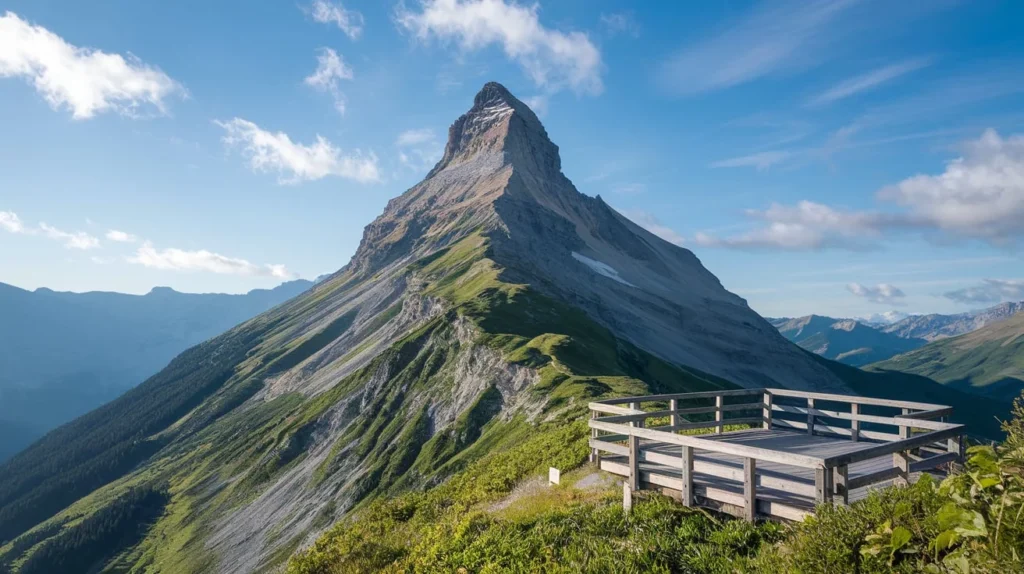 Captions for Swiss Mountain Peaks