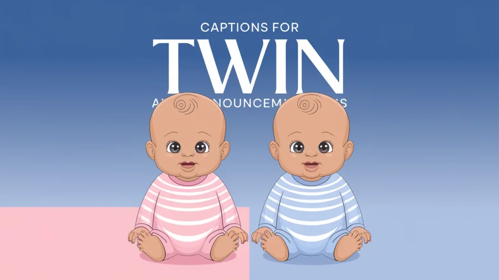 Captions for Twin Announcements