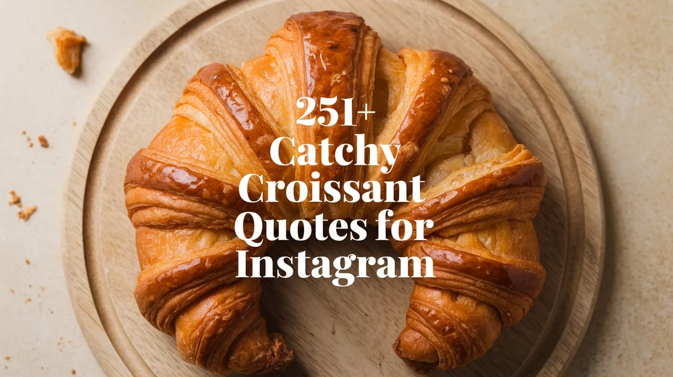 Catchy Croissant Quotes for Instagram