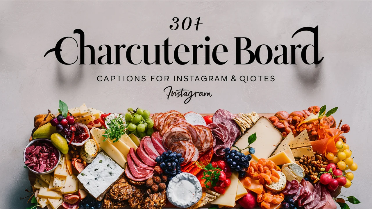 Charcuterie Board Captions For Instagram & Quotes