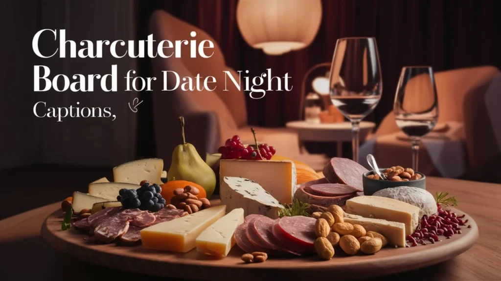 Charcuterie Board for Date Night Captions