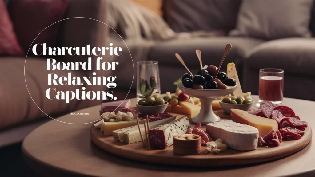 Charcuterie Board for Relaxing Captions