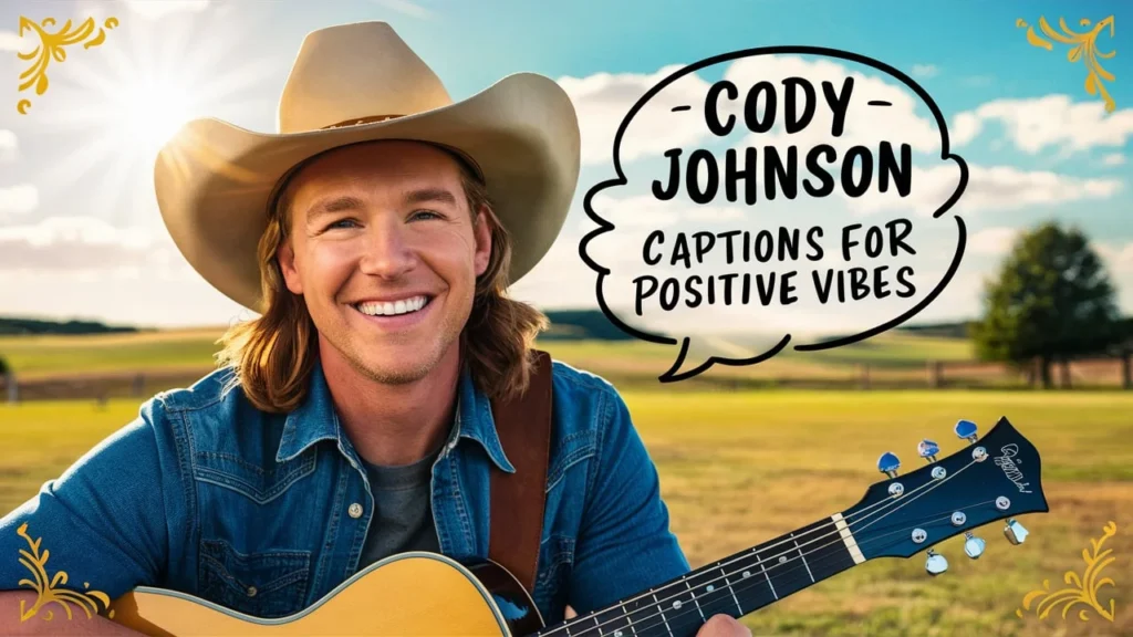 Cody Johnson Captions for Positive Vibes