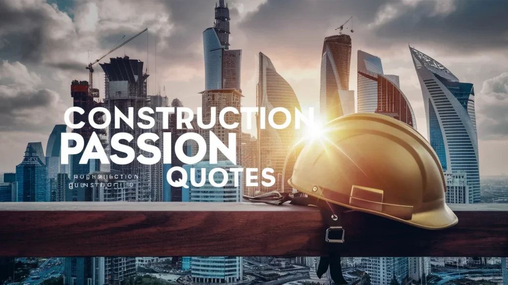 Construction Passion Quotes