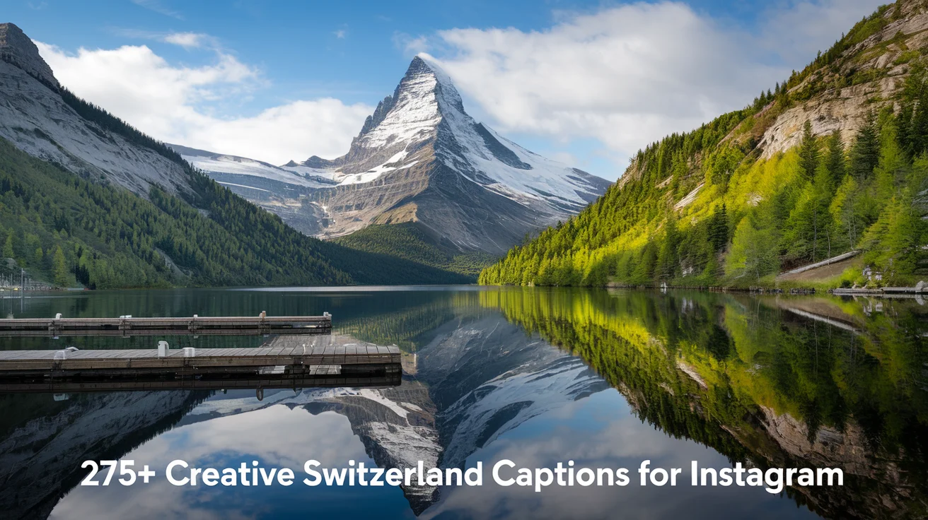 Creative Switzerland Captions For Instagram