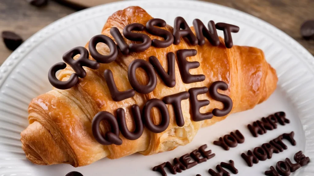 Croissant Love Quotes