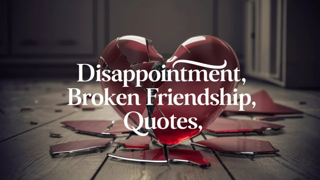 disappointment broken friendship quotes