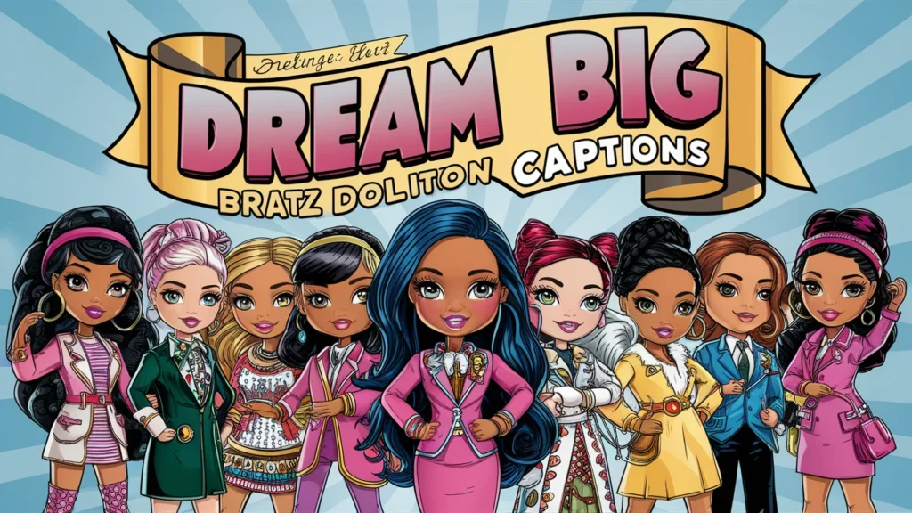 Dream Big Bratz Doll Edition Captions