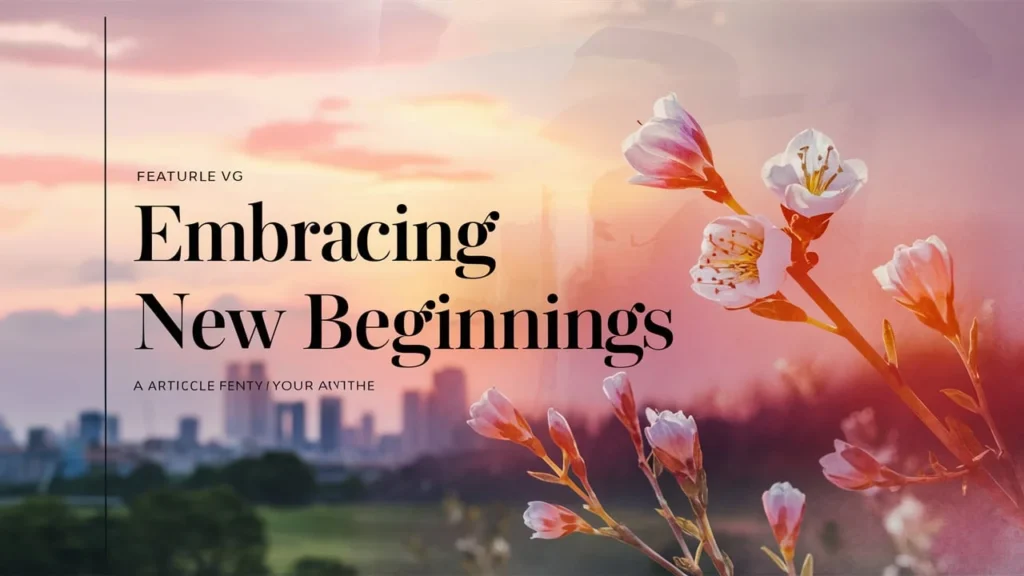 Embracing New Beginnings Captions