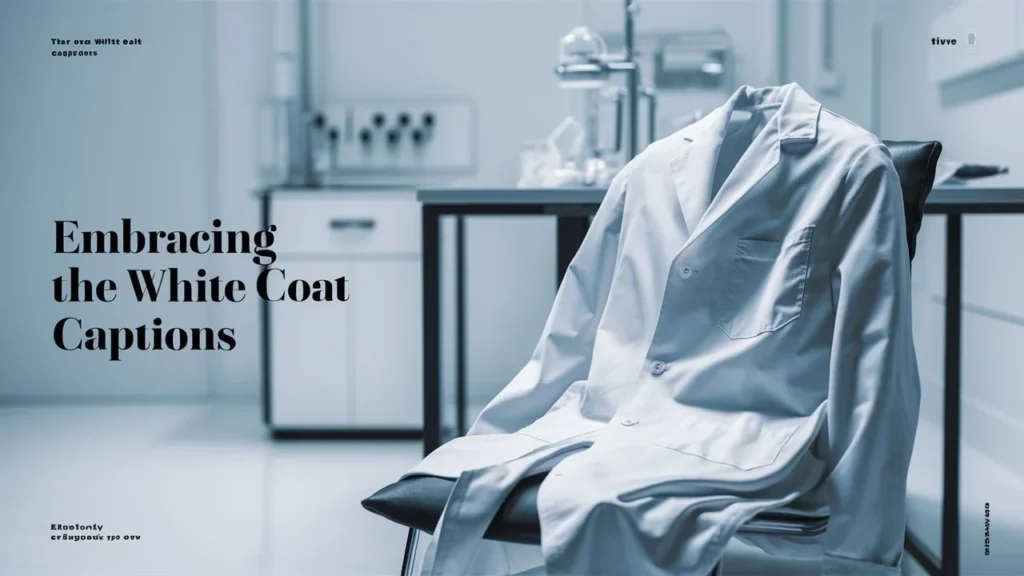 Embracing the White Coat Captions