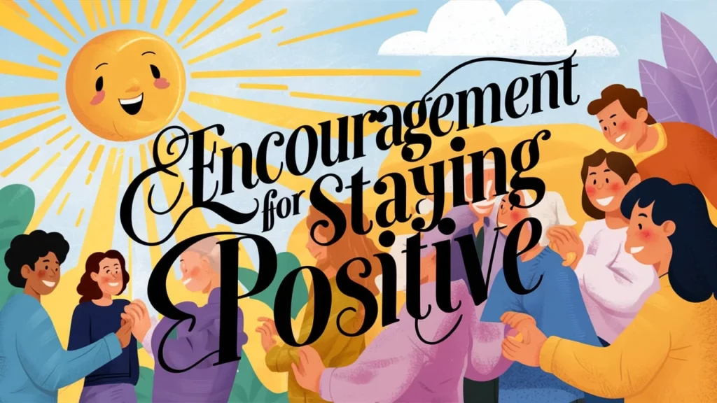 Encouragement for Staying Positive