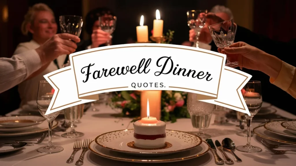 Farewell Dinner Quotes