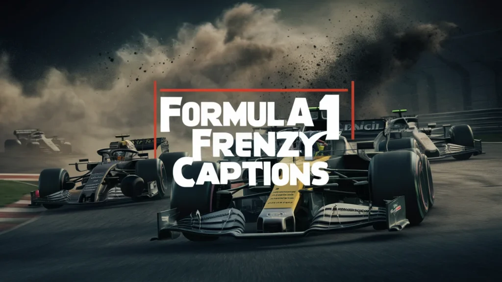 Formula 1 Frenzy Captions