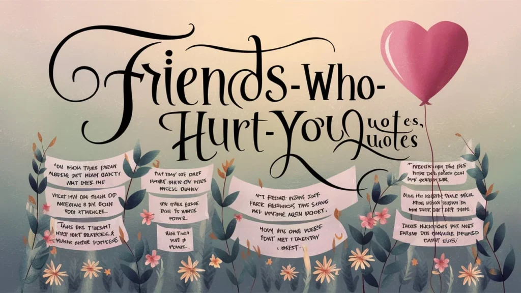 Friends Who Hurt You Quotes