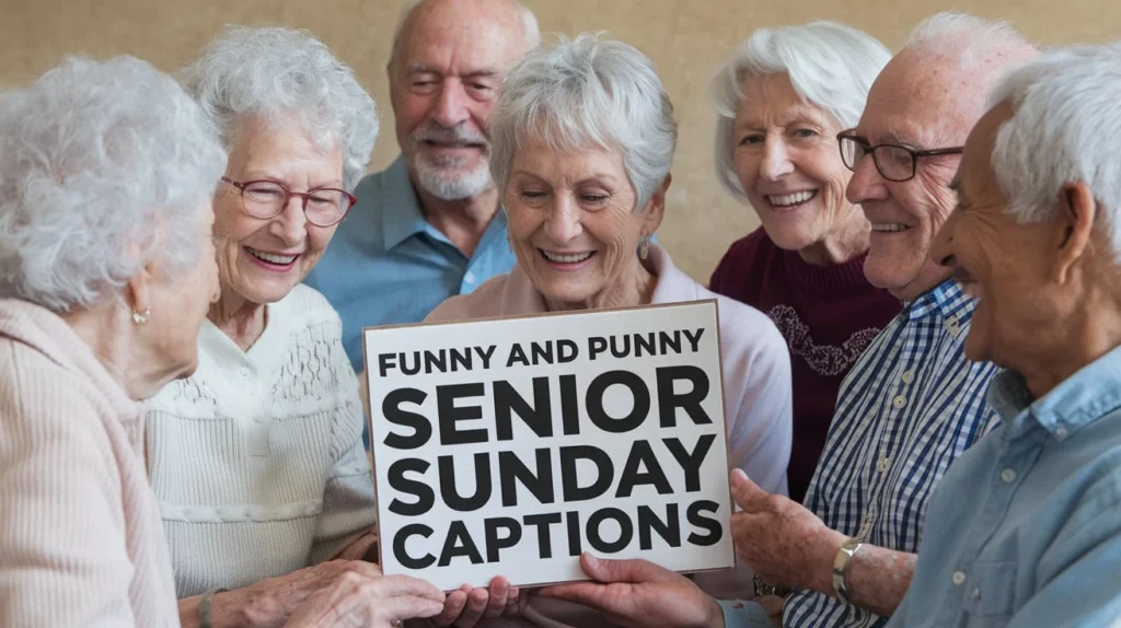 Funny and Punny Senior Sunday Captions