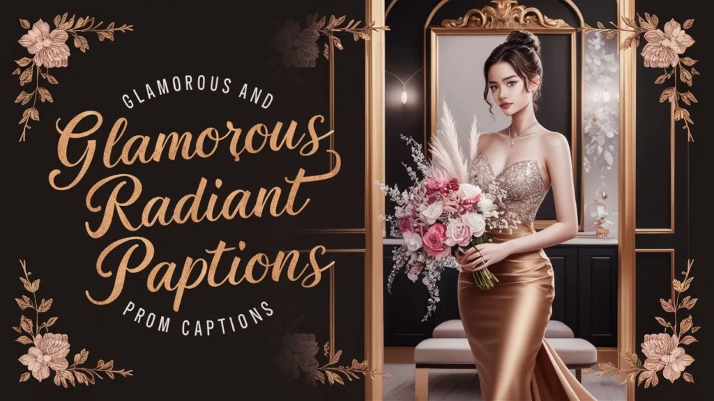 Glamorous and Radiant Prom Captions