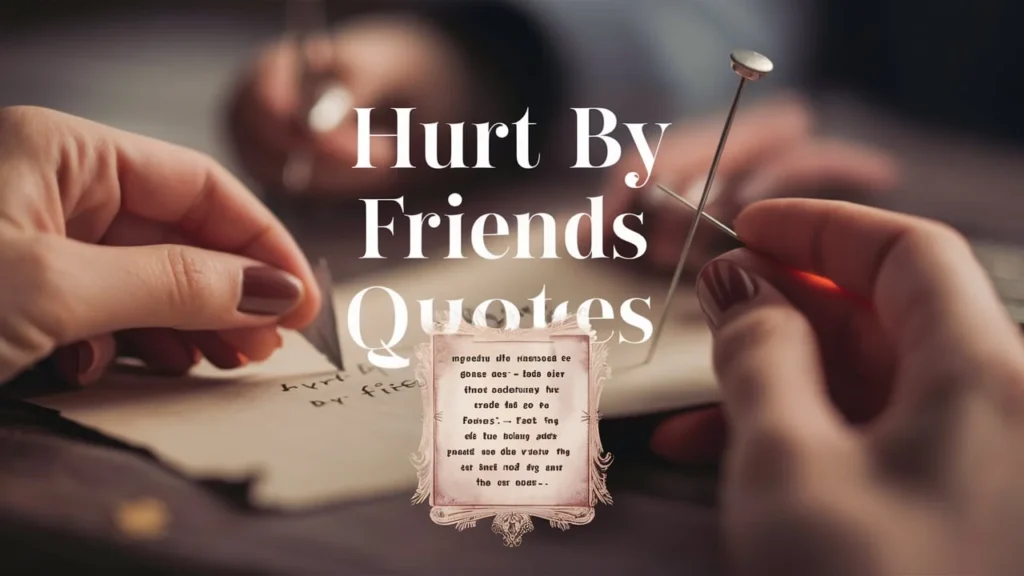 Hurt by Friends Quotes