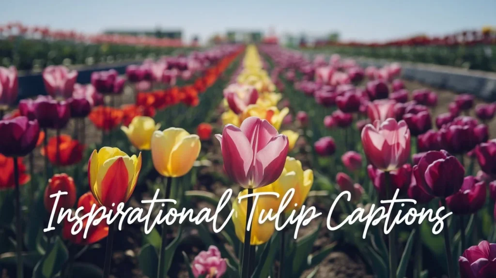 Inspirational Tulip Captions