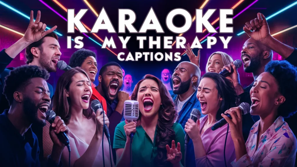 Karaoke is My Therapy Captions