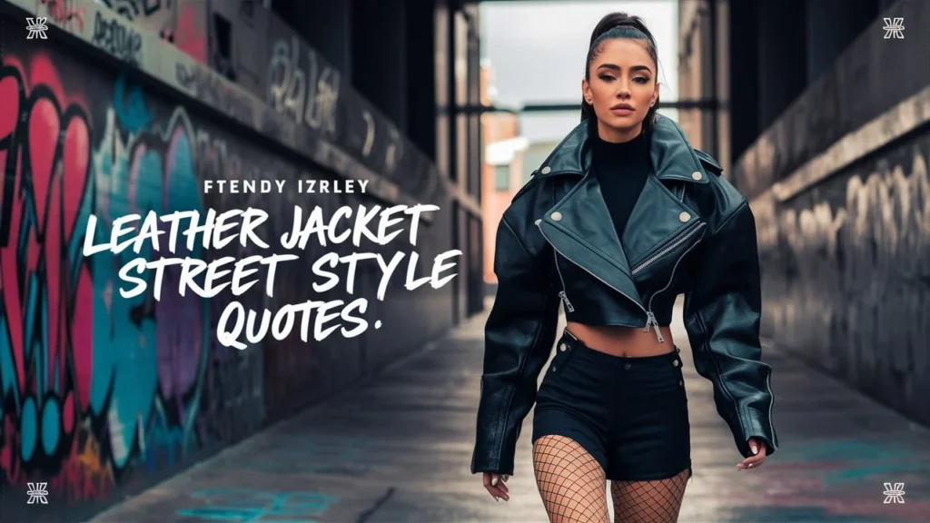 Leather Jacket Street Style Captions