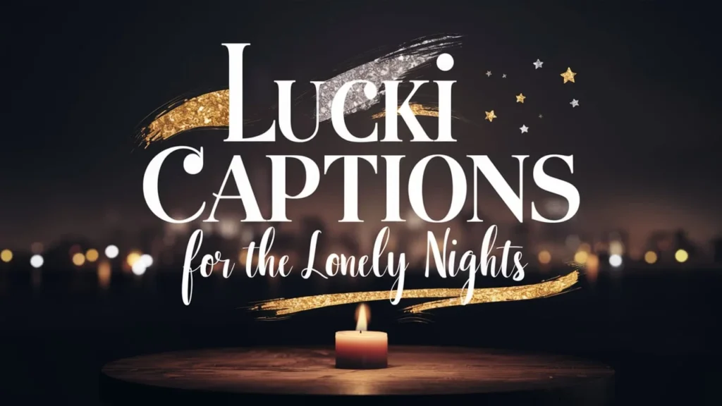 Lucki Captions for the Lonely Nights