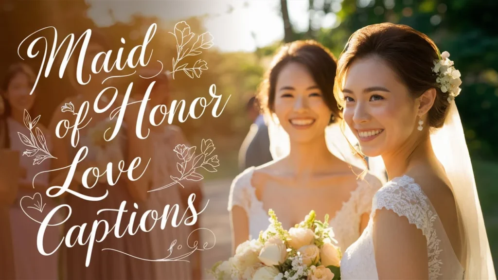 Maid of Honor Love Captions