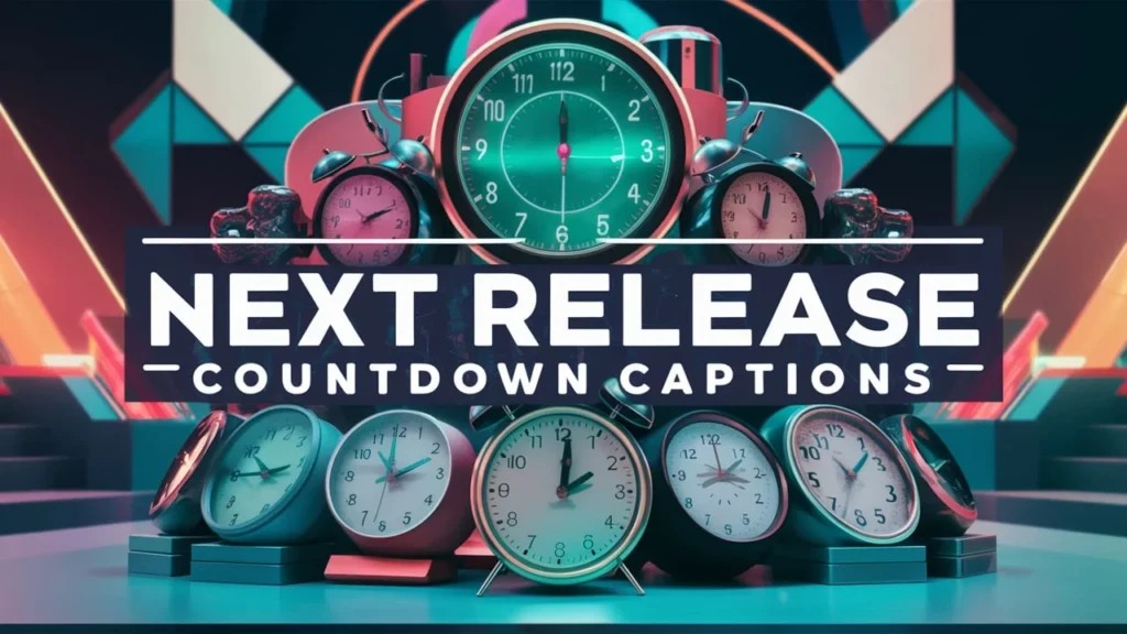 Next Release Countdown Captions