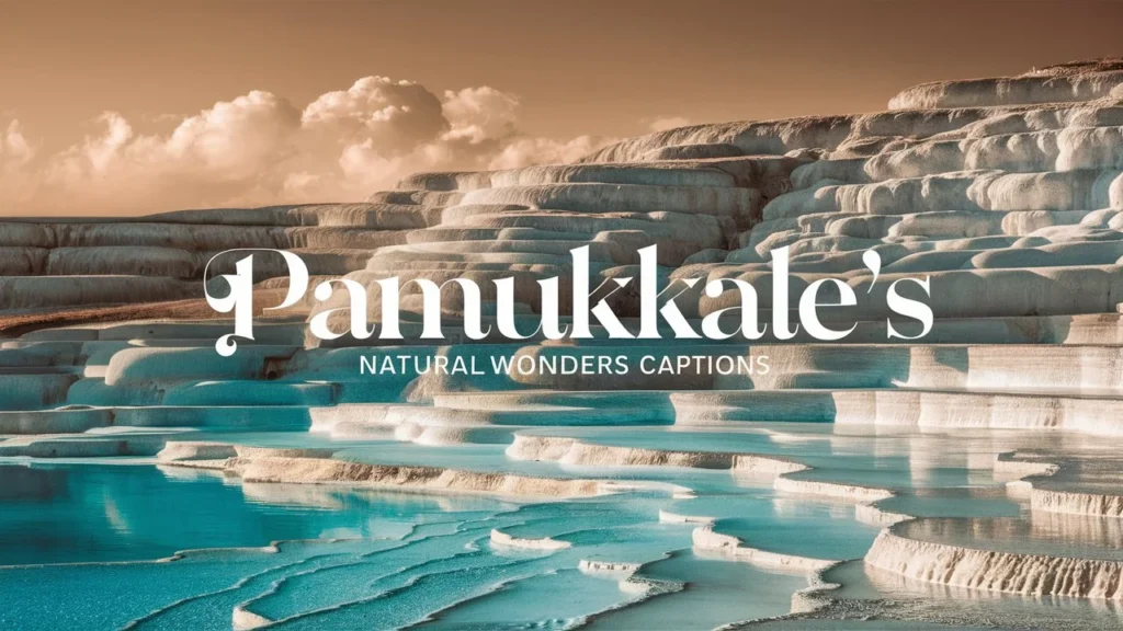 Pamukkale’s Natural Wonders Captions