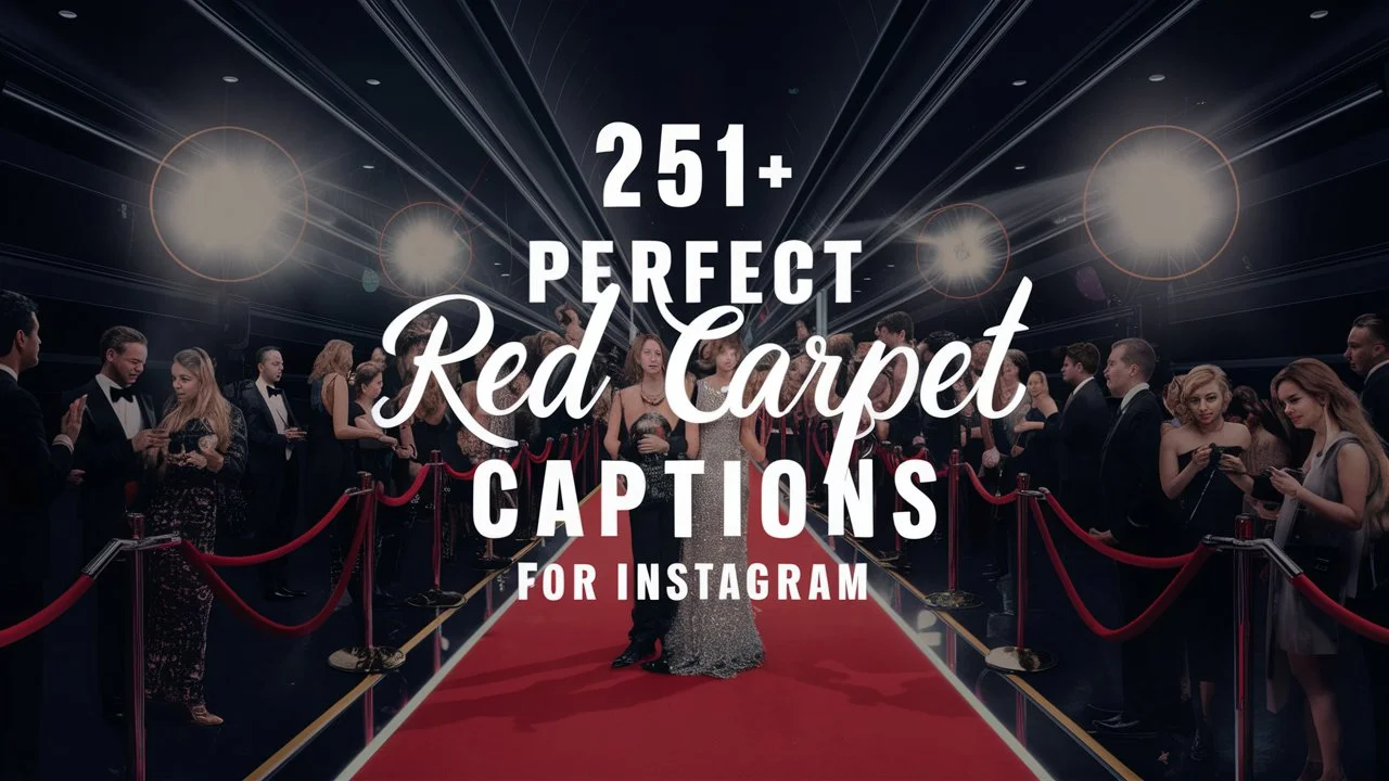 Perfect Red Carpet Captions For Instagram