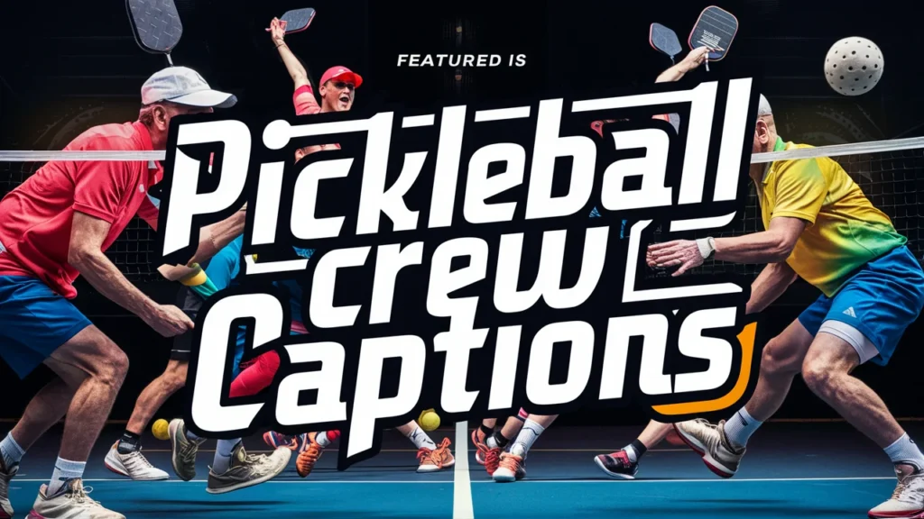 Pickleball Crew Captions