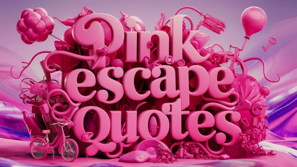 Pink Escape Quotes