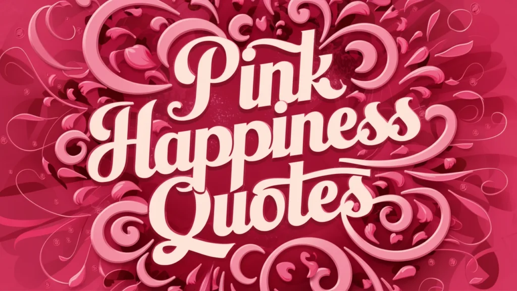 Pink Happiness Quotes