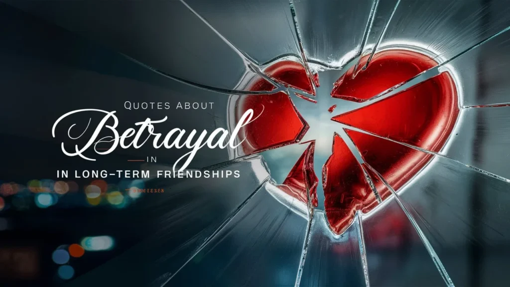 Quotes About Betrayal in Long-Term Friendships