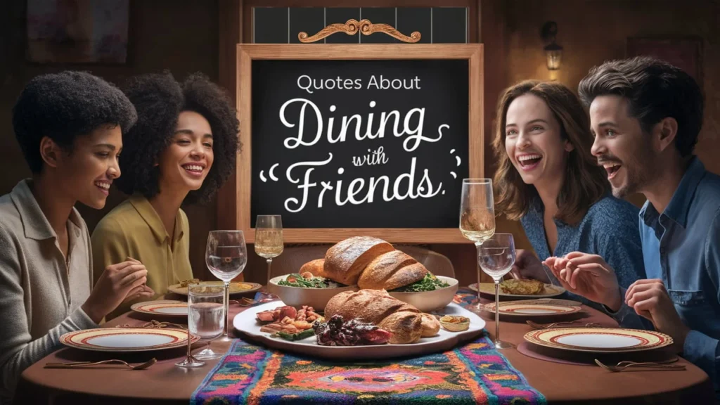 Quotes About Dining with Friends