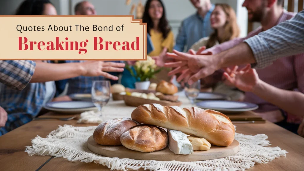 Quotes About the Bond of Breaking Bread