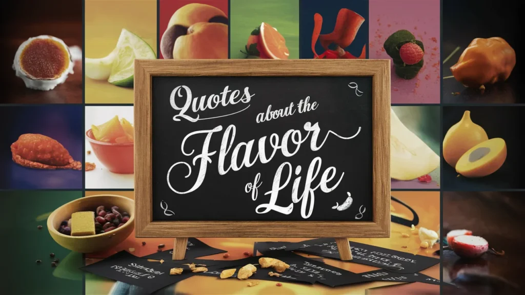 Quotes About the Flavor of Life