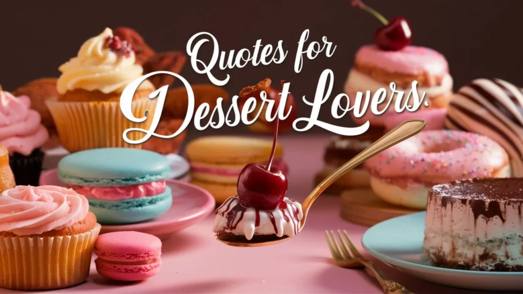 Quotes for Dessert Lovers